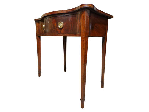 George III Serpentine Front Serving Table