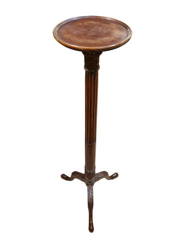 19thc Mahogany Torchere