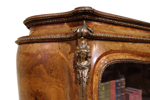 Exceptional Burr Walnut & Kingwood Side Cabinet