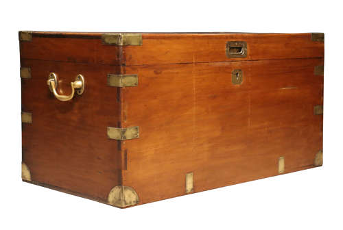 Cedar Brass Bound Travelling Trunk