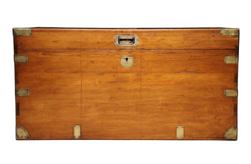 Cedar Brass Bound Travelling Trunk
