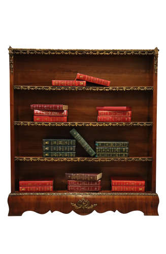 French 19thc Kingwood Bookcase
