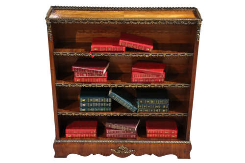 French 19thc Kingwood Bookcase
