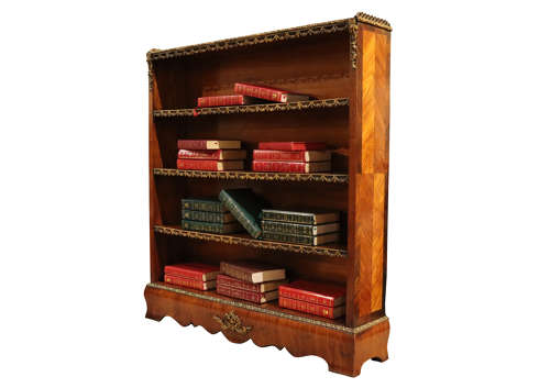 French 19thc Kingwood Bookcase