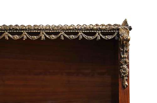 French 19thc Kingwood Bookcase