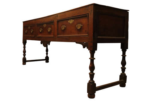 An 18th Century Oak Dresser Base, circa 1780