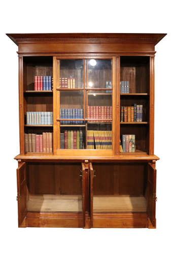 Walnut Library Bookcase