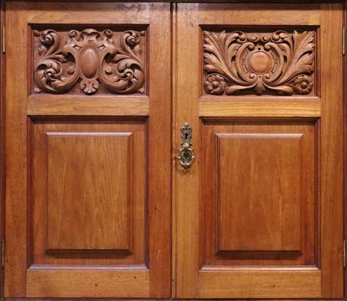 Walnut Library Bookcase
