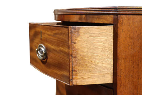 A Small Georgian Bowfronted Chest of Drawers