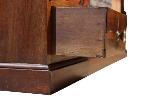 Mahogany Waterfall Bookcase