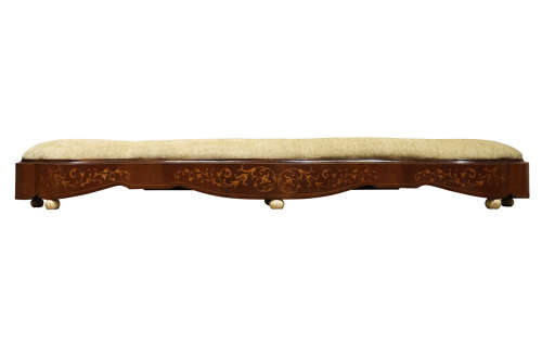 Victorian Walnut Fender Stool