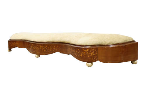 Victorian Walnut Fender Stool