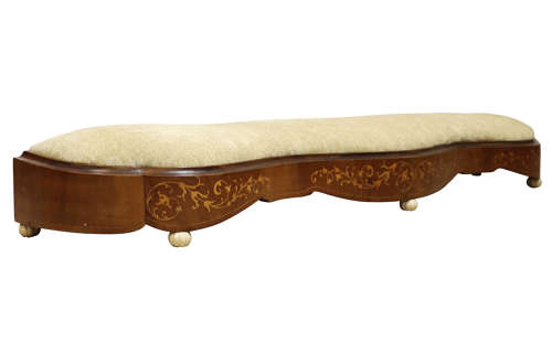 Victorian Walnut Fender Stool