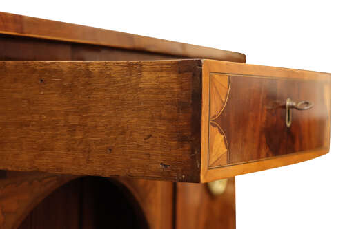 A Small Georgian Mahogany Bowfronted Sideboard
