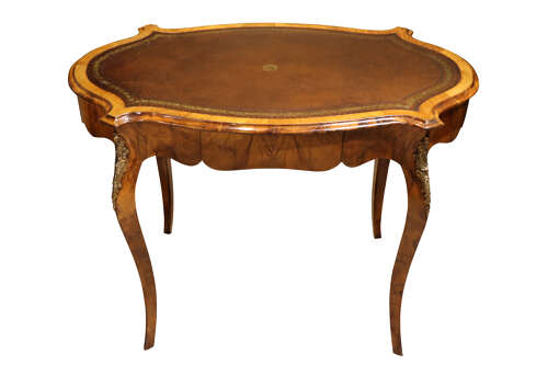 19thc Louis XVI style walnut Ladies Writing Table