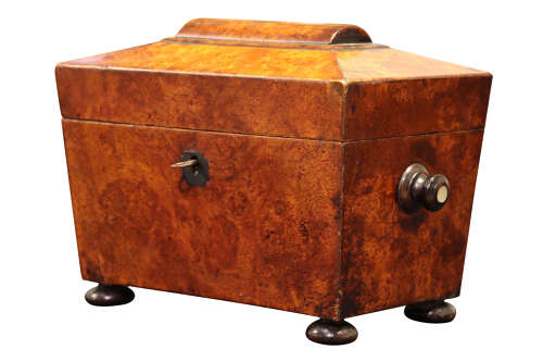 Regency Sarcophagus Tea Caddy