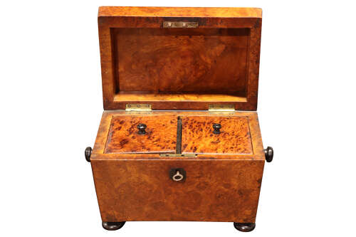 Regency Sarcophagus Tea Caddy