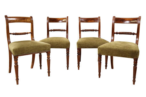 Set of 4 Geo III Dining Chairs