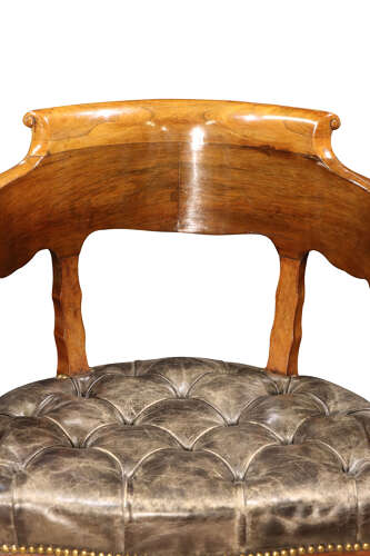 Louis Philippe Rosewood Desk Chair