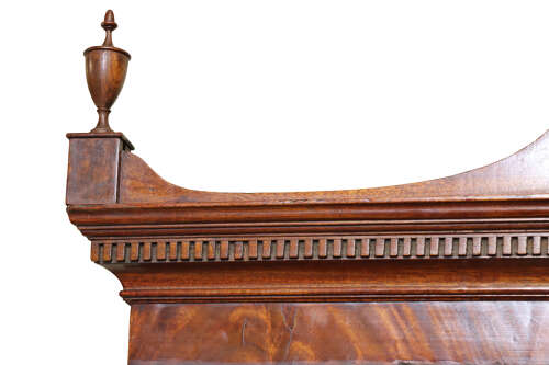 George III Mahogany Secretaire Bookcase