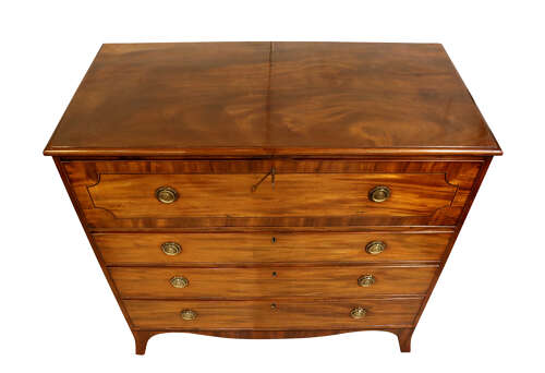 Georgian Secretaire Chest