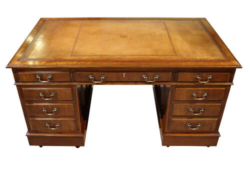 Mahogany Pedestal Desk