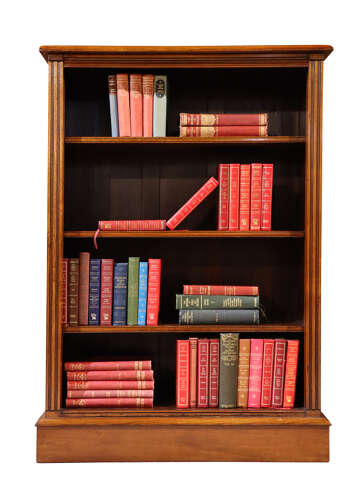 Walnut Open Bookcase