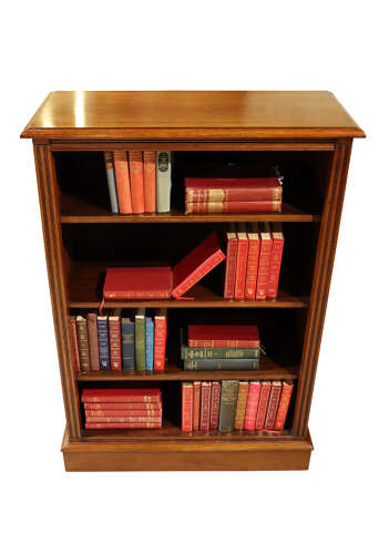 Walnut Open Bookcase