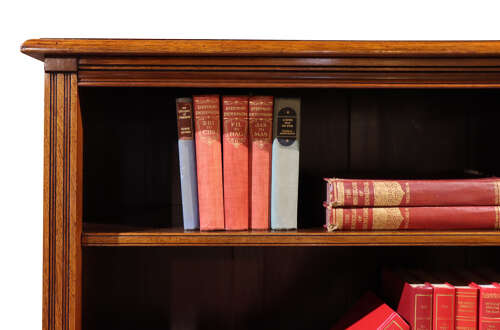 Walnut Open Bookcase
