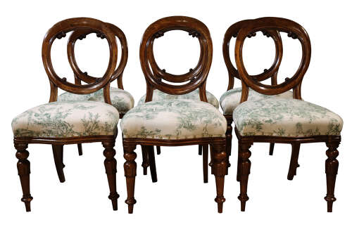 Set of 6 Pollard Oak Dining Chairs
