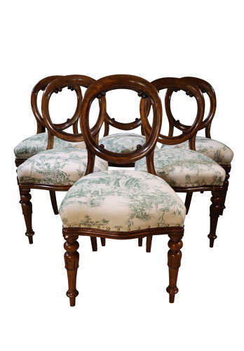 Set of 6 Pollard Oak Dining Chairs