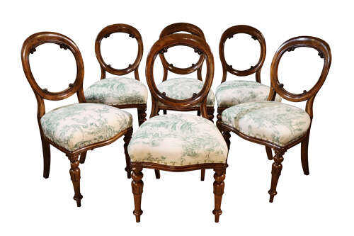 Set of 6 Pollard Oak Dining Chairs