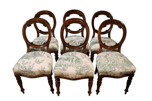 Set of 6 Pollard Oak Dining Chairs