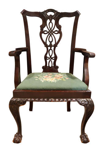 Chippendale Style Carver Chairs