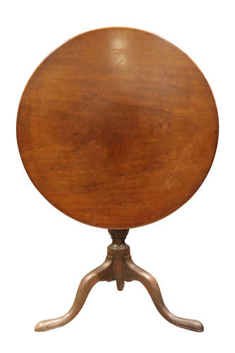 George III Mahogany Tilt-Top Tripod Table