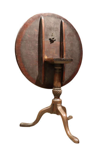 George III Mahogany Tilt-Top Tripod Table