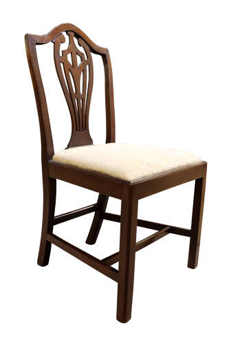 Set of 6 Hepplewhite Style Dining Chairs