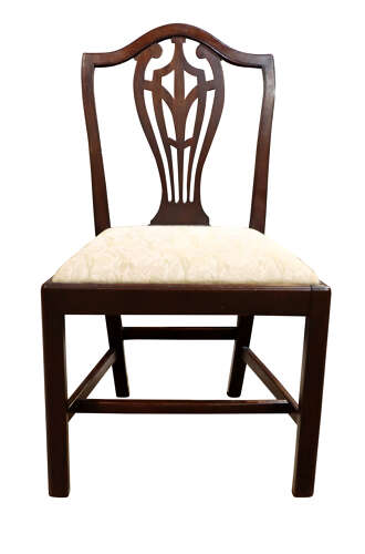 Set of 6 Hepplewhite Style Dining Chairs