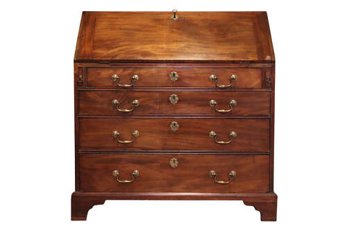 George III Mahogany Bureau