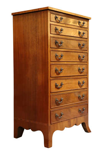 Mahogany Collectors Chest