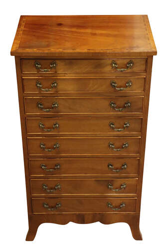 Mahogany Collectors Chest
