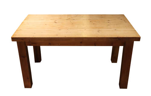 Heavy Quality Pine Kitchen Table – Circa 1900