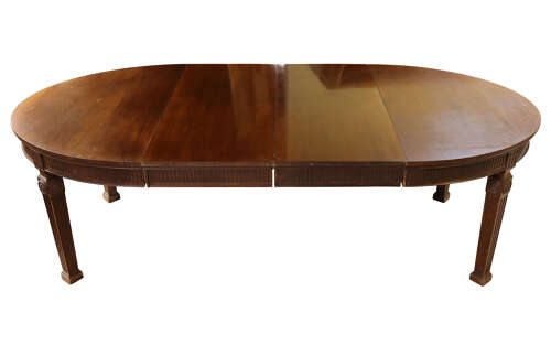 19thc Mahogany Dining Table
