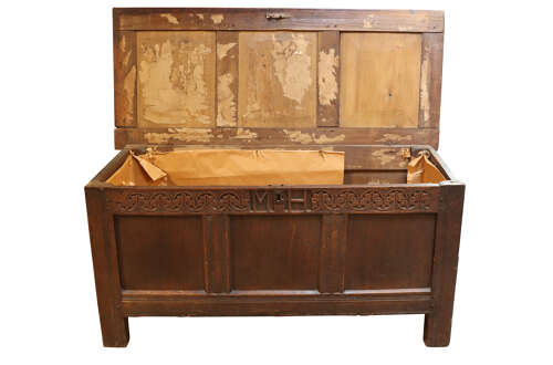 17thc Oak Coffer
