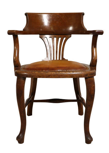 Oak Desk Chair c1910