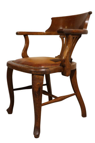 Oak Desk Chair c1910