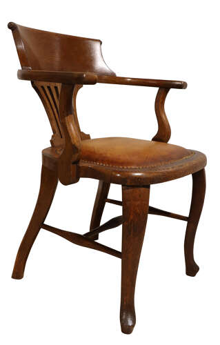 Oak Desk Chair c1910
