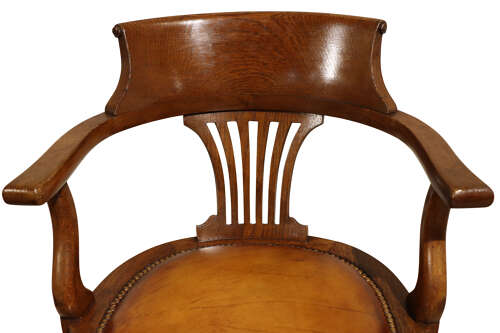 Oak Desk Chair c1910