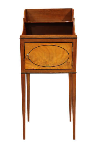 Mahogany and Satinwood Side Cabinet