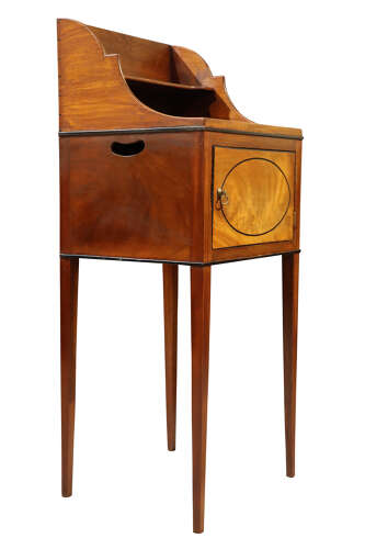 Mahogany and Satinwood Side Cabinet